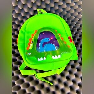 Green Dinosaur Kids Backpack